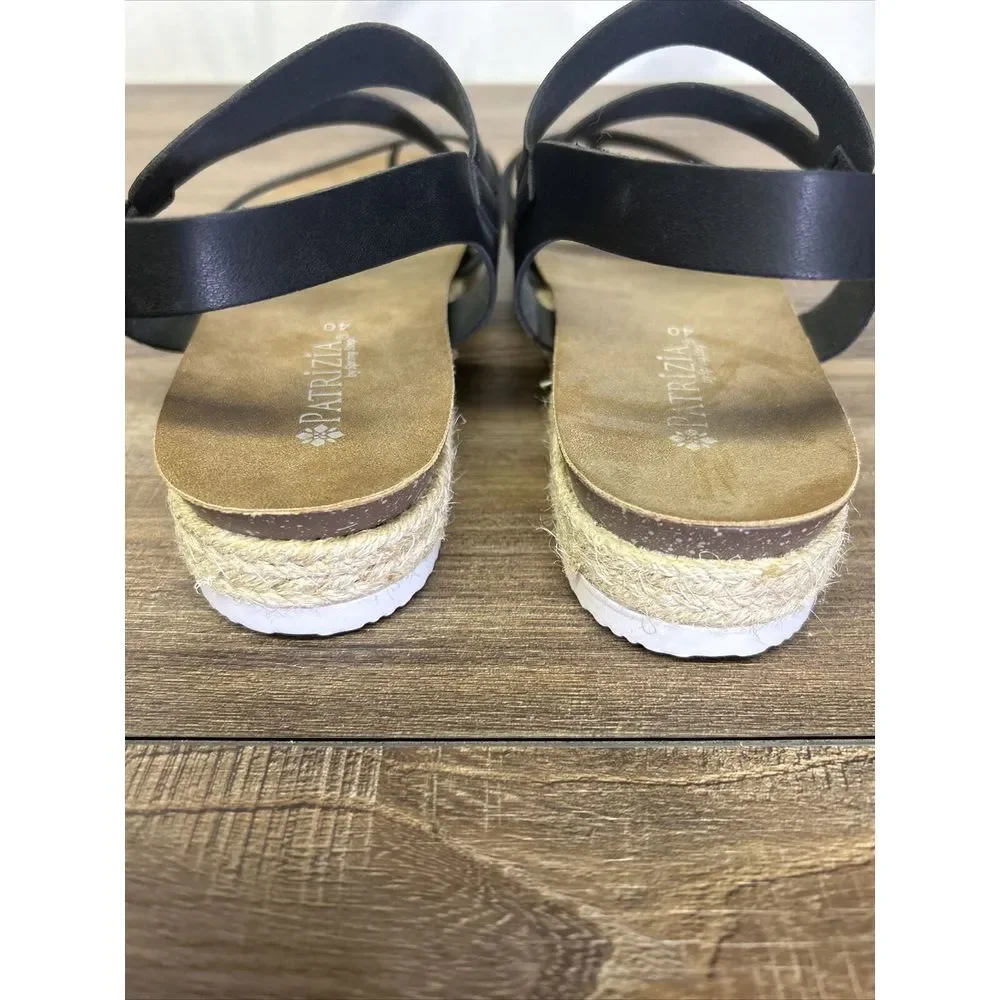 PATRIZIA BONFANTI Leather Toe Strap Sandals US9 EU40 Made in Italy - Picture 4 of 7